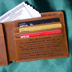 Son To Dad - Genuine Premium Leather Card Wallet