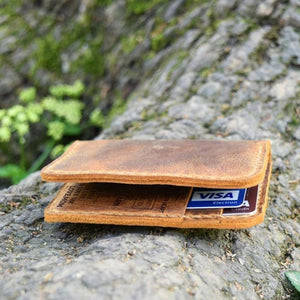 Mom To Son - Premium Cow Leather Bifold Wallet