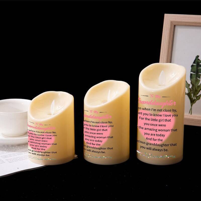 To My GrandDaughter - Even When I'm Not Close By - LED candle