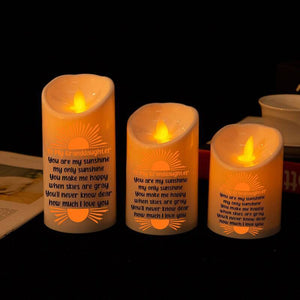 To My GrandDaughter - Sunshine lyrics - LED candle