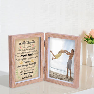 Dad To Daughter - Straighten Your Crown - Photo Frame