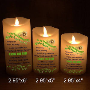 To My GrandDaughter - Enjoy The Ride - LED candle