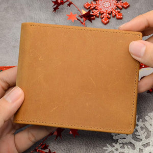 Dad To Son - Genuine Premium Leather Card Wallet