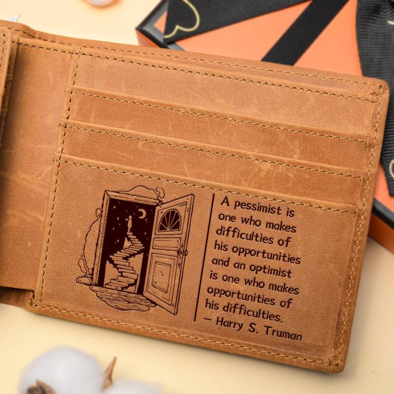 Harry S. Truman Motivational Quotes - Bifold Wallet