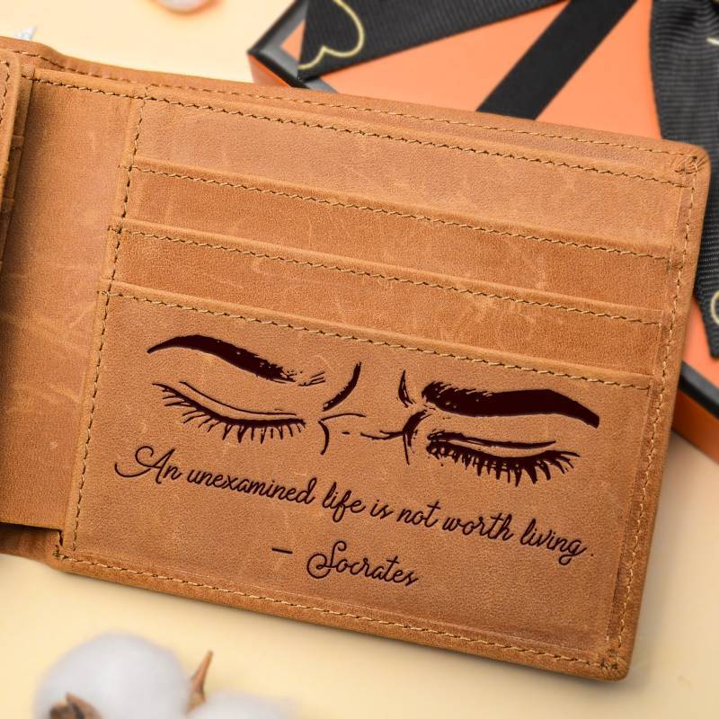 Socrates Motivational Quotes - Bifold Wallet