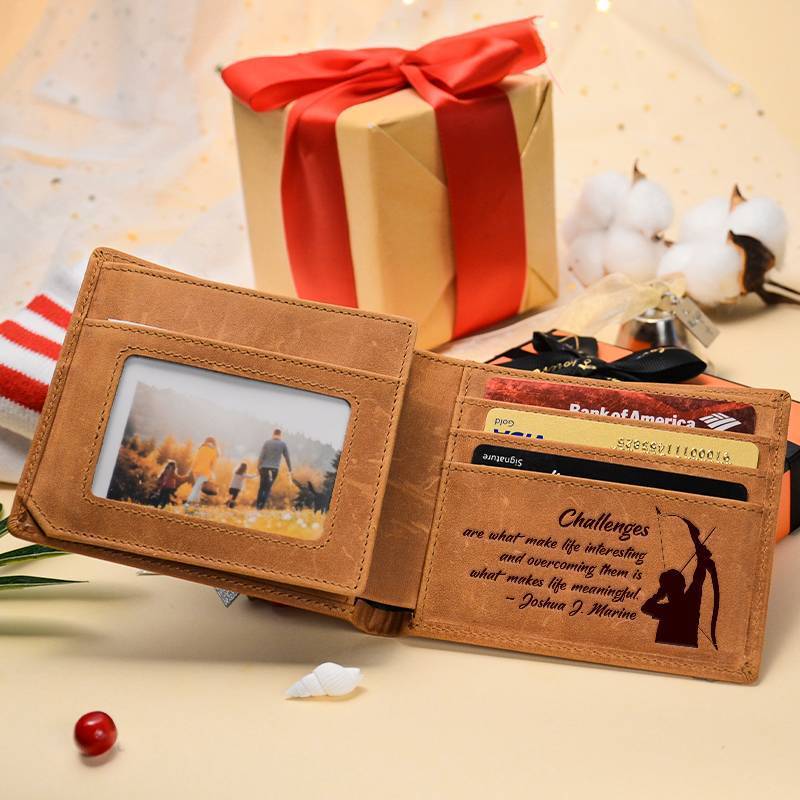 Joshua J. Marine Motivational Quotes - Bifold Wallet