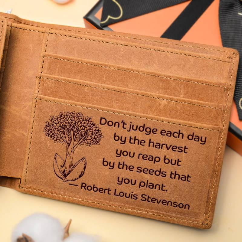Robert Louis Stevenson Motivational Quotes - Bifold Wallet