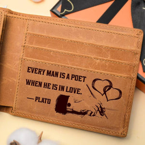 Plato Motivational Quotes - Bifold Wallet