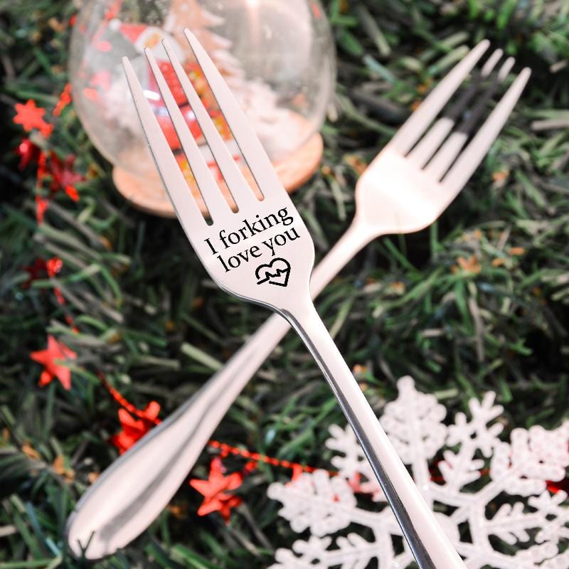 Engraved Fork - Best Gift for Husband Wife and Family