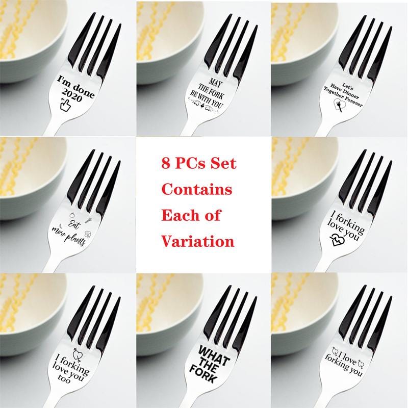 Engraved Fork - Best Gift for Husband Wife and Family