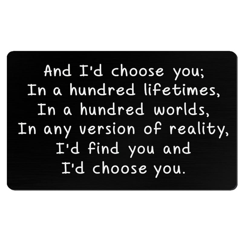 Dad Gifts from Daughter/Son, Wallet Card for My Daddy, Personalized Wedding Day Gift for Dad