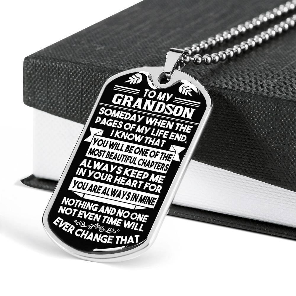 To My Grandson - Necklace