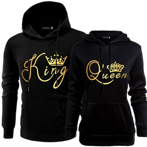 Golden King & Queen Hoodies