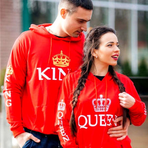 Red King & Queen Hoodies