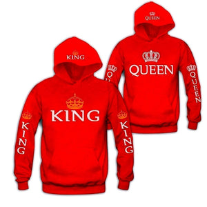 Red King & Queen Hoodies