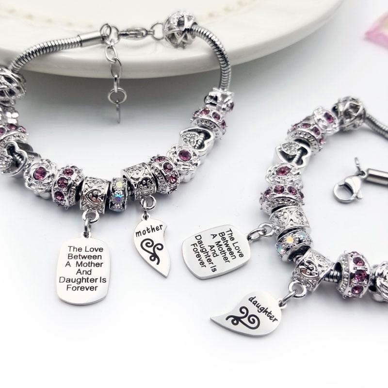Mother Daughter Eternal Love Bracelets