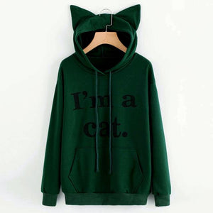 I'm a Cat - Cat Ear Hoodie Sweatshirt